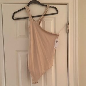 Beige Abercrombie Bodysuit